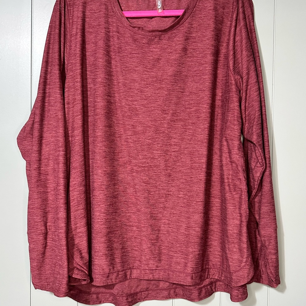 MTA Sport Women's Light weight Sport Sweater Burgundy XXL/2X/2XL